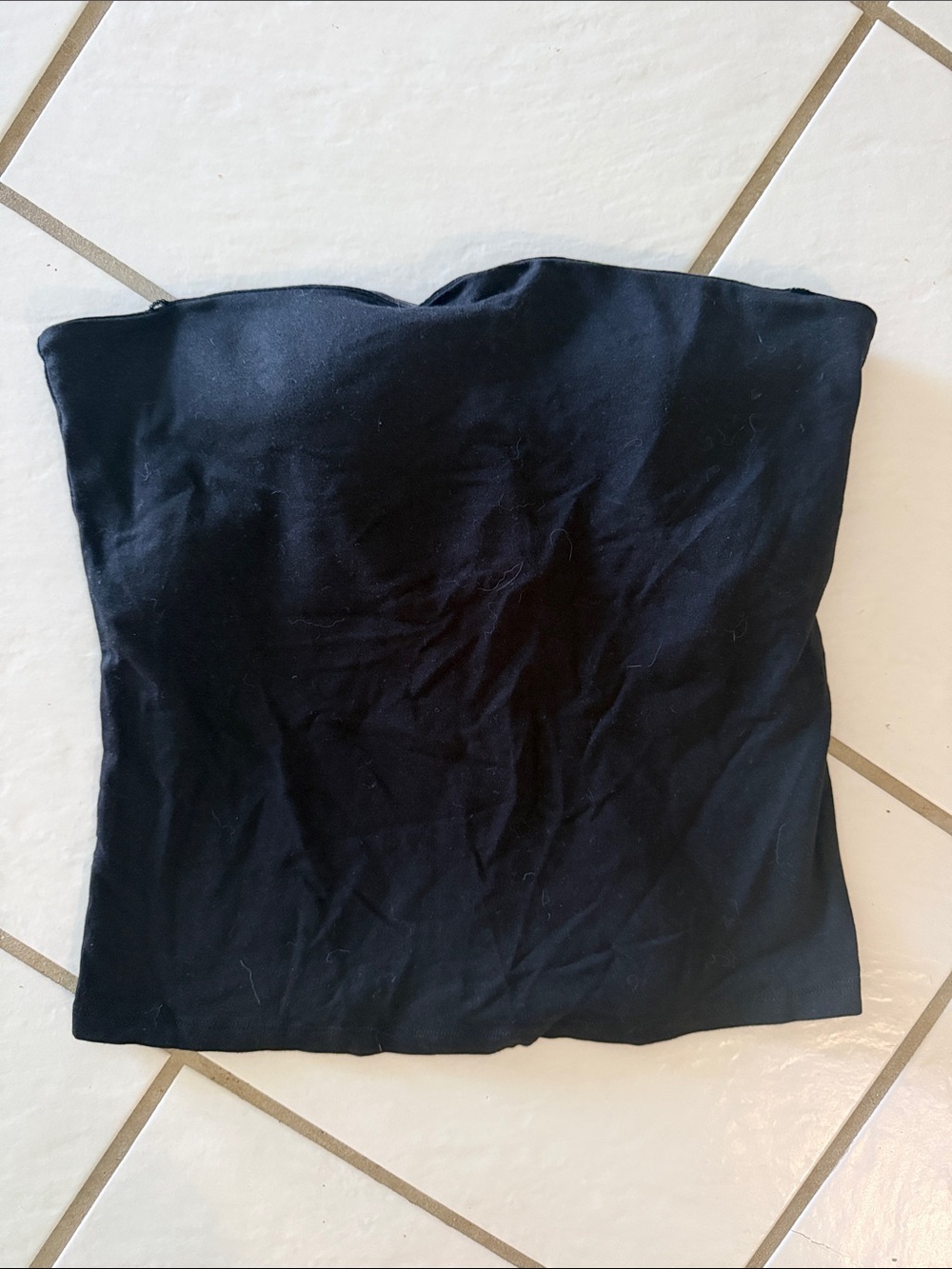 Banana Republic Black Strapless Bandeau Top